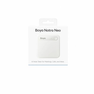 11. Rejestrator głosu BOYA Notra Neo z transkrypcją AI - biały