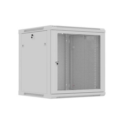 16. LANBERG SZAFA INSTALACYJNA RACK WISZĄCA 19" 12U 600X600 SZARA DRZWI PERFOROWANE (FLAT PACK)