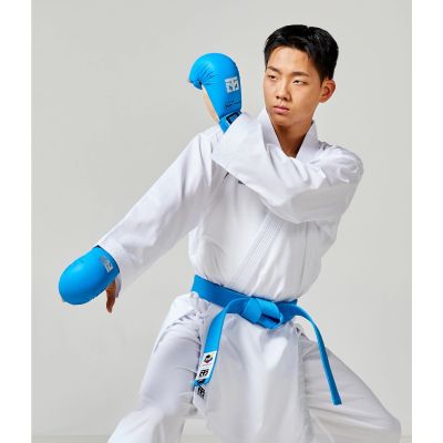 11. Rękawice do Karate - Mitts 2 BLUE WKF | MOOTO
