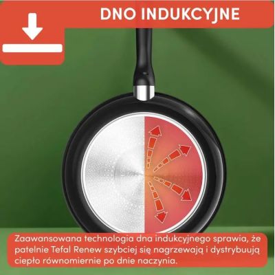 6. Patelnia ceramiczna 28cm Tefal RENEWAL