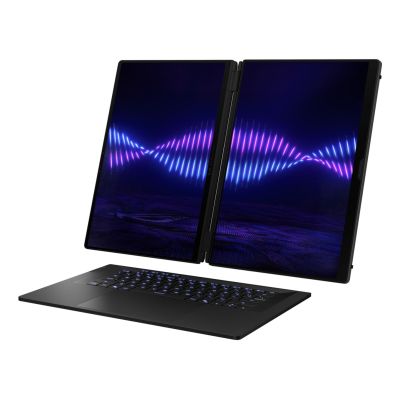 5. ASUS ROG Zephyrus Duo 16 GX651AX-U9322X Ultra 9 386H 2x16.0"3K Touch OLED 120Hz 1100nits AG 32GB LPDDR5X SSD2TB GeForce RTX 5090 24GB Cam1080p + IR 90WHrs W11Pro Aluminum Stellar Grey