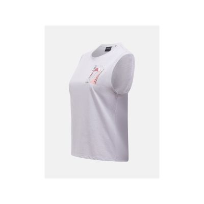 3. Koszulka damska PEAK PERFORMANCE W Explore Graphic Sleeveless kolor szary