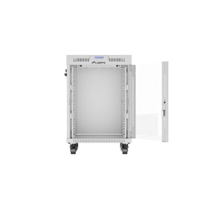4. Lanberg FF01-6615-12SL stojak wolnostojący 15U Szary