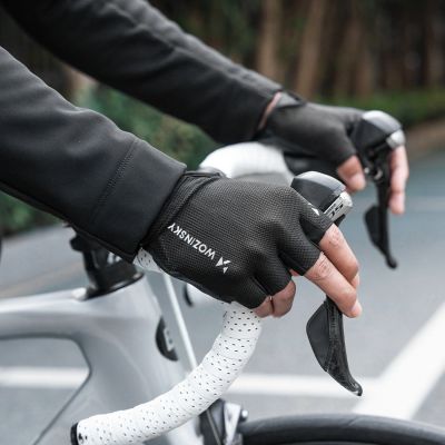 5. Rękawiczki rowerowe Wozinsky WRR-01XL rozmiar XL - czarne