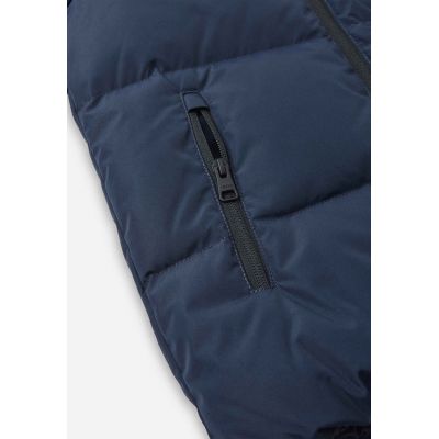 9. Kurtka puchowa dziecięca Reima Down jacket. Paimio Navy  Age 3 Junior Unisex wodoodporna granatowa (5100282A-6980)