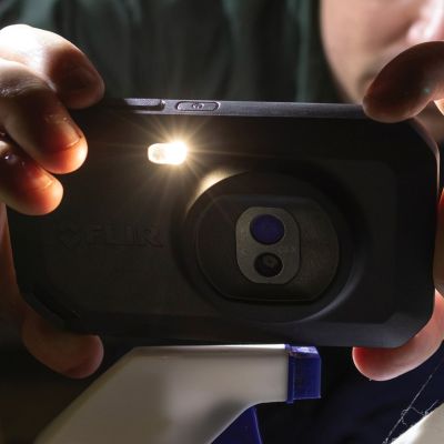 11. FLIR KAMERA TERMOWIZYJNA Z TECHNOLOGIĄ POPRAWY OBRAZU MSX WI-FI I ŁĄCZNOŚCIĄ W CHMURZE, 128X96PX, DO 300STC, FOV 53,6ST, C3-X
