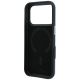 7. Etui BMW Sign Inclined Deboss Letters MagSafe na iPhone 17 Pro / 18 Pro - niebieskie