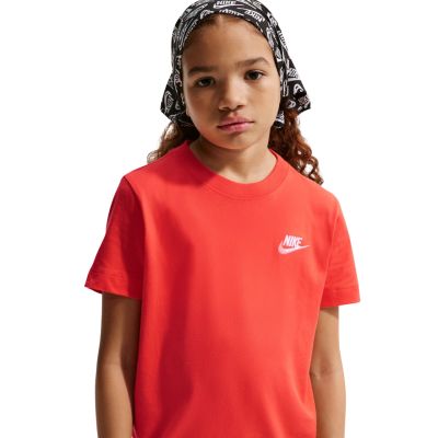 3. Koszulka dla dzieci Nike Sportswear pomarańczowa FZ5177 842