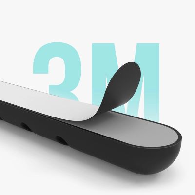 4. Organizer do kabli Ugreen LP114 samoprzylepny na 7 kabli - czarny