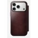 5. NOMAD Modern Leather Folio - skórzane etui do iPhone 17 Pro kompatybilne z MagSafe, skóra Horween (burgundy)