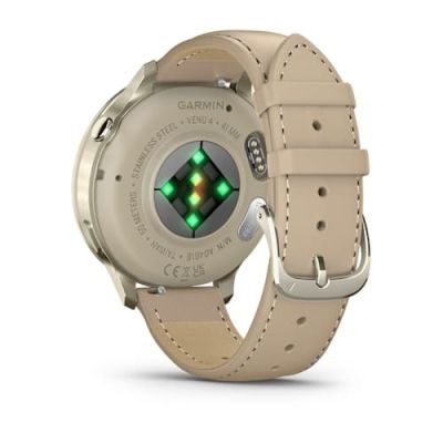 7. Zegarek Garmin Venu 4, 41mm AMOLED Light Sand