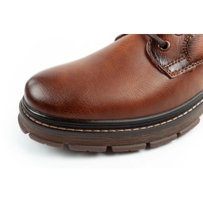 6. Wrangler Noah buty męskie sztyblety trzewiki eleganckie ocieplane brązowe