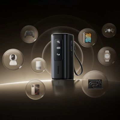 12. Powerbank Baseus EnerGeek GX11 MiFi 20000mAh 67W z funkcją Wi-Fi - czarny