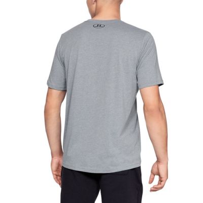 2. Koszulka UA Sportstyle Left Chest SS M  1326799 - szara 