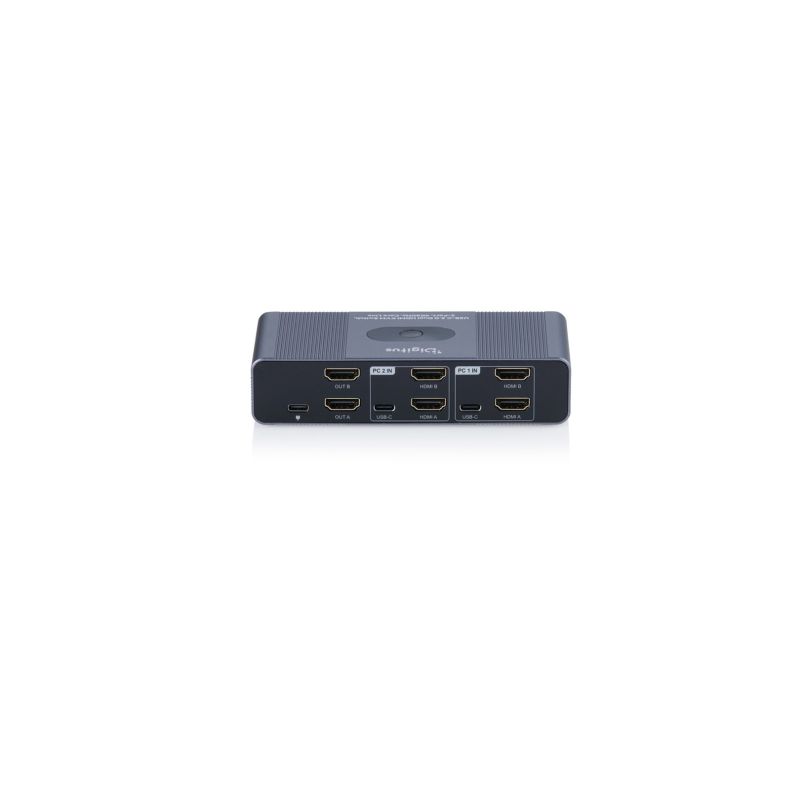 3. Digitus DS-12856 przełącznik KVM Szary