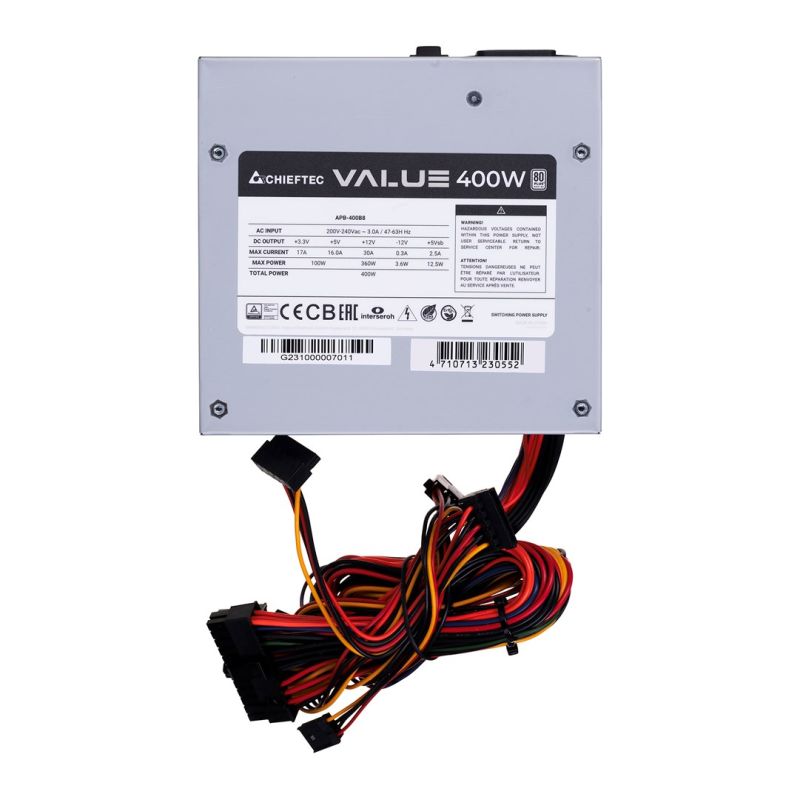 3. ZASILACZ CHIEFTEC SERIA VALUE APB-400B8 400W