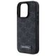 6. Etui Karl Lagerfeld Leather Monogram Metal Logo MagSafe na iPhone 15 Pro - czarne