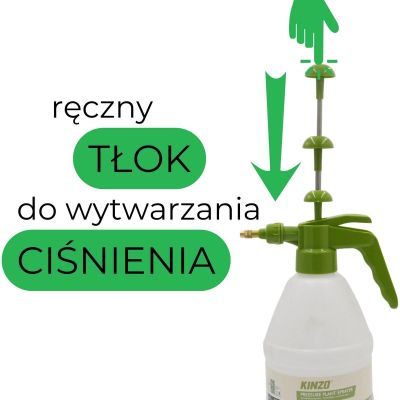 16. SPRYSKIWACZ CIŚNIENIOWY DO ROŚLIN 2L KINZO - MIX