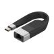 12. Techly ICOC USBC-RJ45 kabel sieciowy Czarny 0,144 m