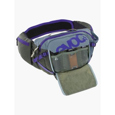 4. Nerka rowerowa EVOC Hip Pack Pro 3 steel/violet/dark olive