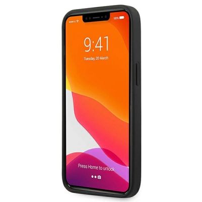 5. Etui Ferrari On Track Carbon Stripe na iPhone 13 / 13 Pro - czarne