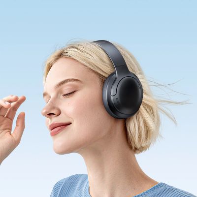 6. Słuchawki bezprzewodowe Baseus Bass BH1 Lite nauszne Bluetooth 6.0 - czarne