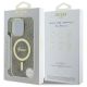 7. Etui Guess IML 4G MagSafe na iPhone 16 Pro - brązowe