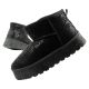Lee Cooper buty śniegowce damskie zimowe modne futerko ocieplane botki czarne