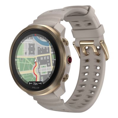 Polar Vantage M3 3,25 cm (1.28") AMOLED 44.7 mm Cyfrowy 416 x 416 px Ekran dotykowy Złoto, Piaskowy GPS