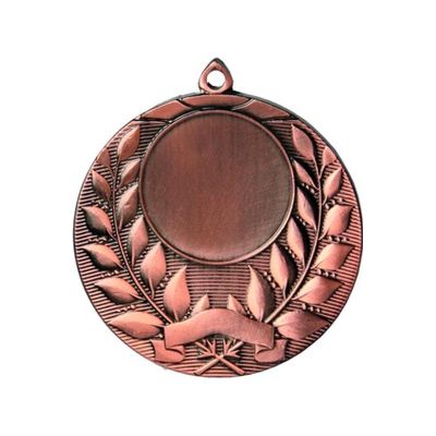 5. Medal brązowy ogólny z miejscem na emblemat 25 mm - medal stalowy