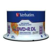 Płyta DVD+R 8.5GB 8X DOUBLE LAYER/WIDE PRINTABLE SURF 50ER SPIN