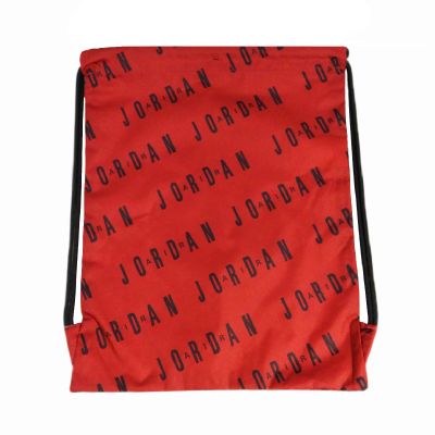 2. Worek szkolny młodzieżowy Nike Air Jordan Gym Sack Bag Playoffs Red/Black - 9A0745-R78