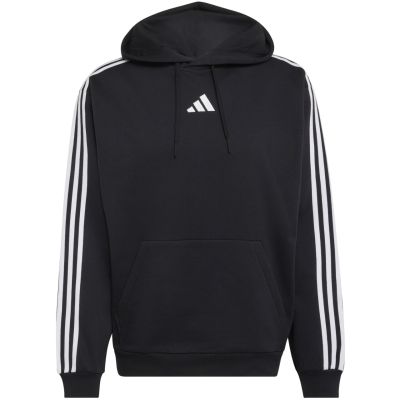 2. Bluza męska adidas Essentials 3-Stripes Fleece Hoodie czarna KY6602