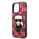 6. Etui Karl Lagerfeld Monogram Ikonik Patch na iPhone 13 Pro Max - czerwone