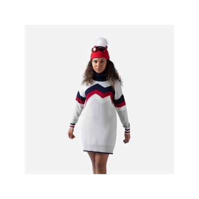 3. Sweter Rossignol W Mountain Knit Dress szary