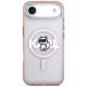 3. Etui Karl Lagerfeld IML Choupette Sketch Logo MagSafe na iPhone 17 Air - różowe
