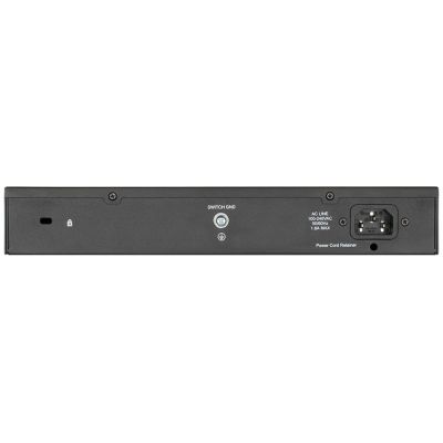 3. D-Link DGS-1100-18PV2 przełącznik sieciowy Zarządzany L2 Gigabit Ethernet (10/100/1000) Obsługa PoE 1U Czarny