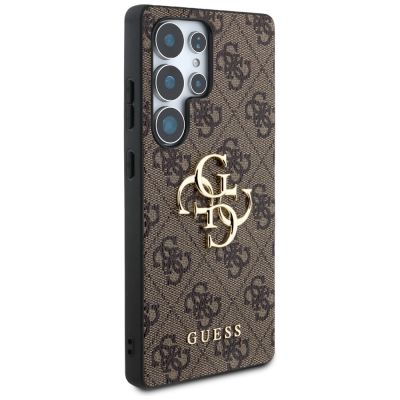 4. Etui Guess Big 4G Logo Classic Logo do Samsung Galaxy S25 Ultra brązowy