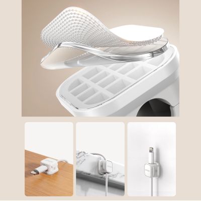 10. Organizer kabli Joyroom JR-ZS368 magnetyczny - biały (6 szt.)