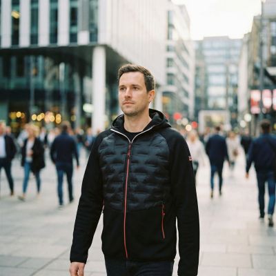 5. Kurtka męska Geographical Norway COUTO BLACK DB MEN 024 BLACK (WZ8644H/GN-NOIR)