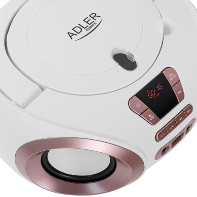 5. Odtwarzacz CD/MP3 (boombox) ADLER AD 1181wc