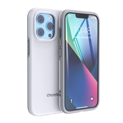5. Choetech MFM Anti-drop case etui Made For MagSafe do iPhone 13 Pro biały (PC0113-MFM-WH)