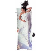 Wkładka do śpiwora z zamkniem dwukierunkowym Cocoon TravelSheet Coupler Silk/Cotton, natural