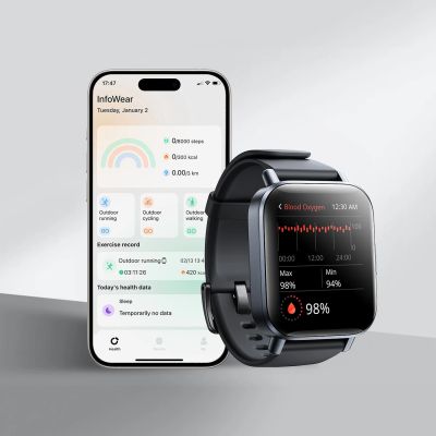 15. Smartwatch Joyroom Fit-Life JR-FT3S z funkcją odbierania połączeń - szary