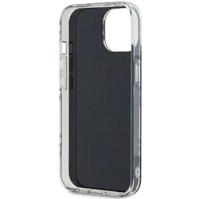 7. Etui DKNY IML Checkered Mono Pattern na iPhone 15 Plus / 14 Plus - czarne