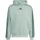 2. Bluza męska adidas Essentials 3-Stripes Fleece Hoodie jasnozielona KY4172