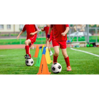 21. ZESTAW PACHOŁKÓW TRENINGOWYCH WYS.23CM 10SZT DUNLOP