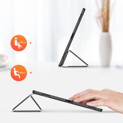 12. DUX DUCIS Domo składany pokrowiec etui na tablet z funkcją Smart Sleep podstawka Samsung Galaxy Tab S8/S9 Ultra czarny