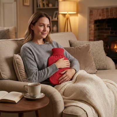 5. TERMOFOR GUMOWY W POKROWCU ALPINA 1,7L CZERWONY