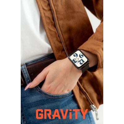 2. Smartwatch Gravity Biało Czarny 2 Paski GT17-8